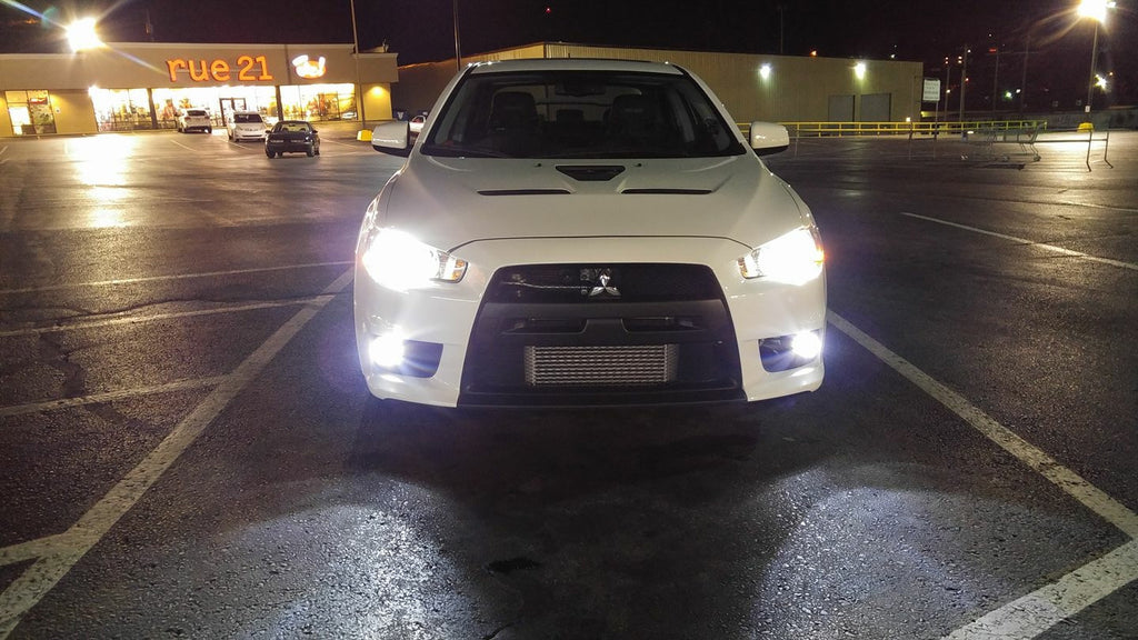 Low Beam LED Headlights Mitsubishi Evo X