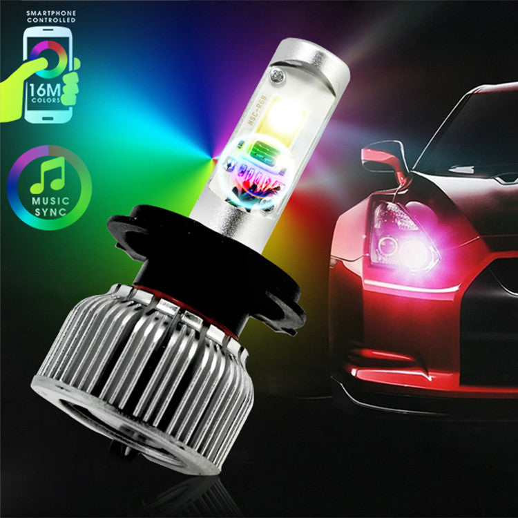 Color Changing RGB Bluetooth Headlight Kit | LED GUYS